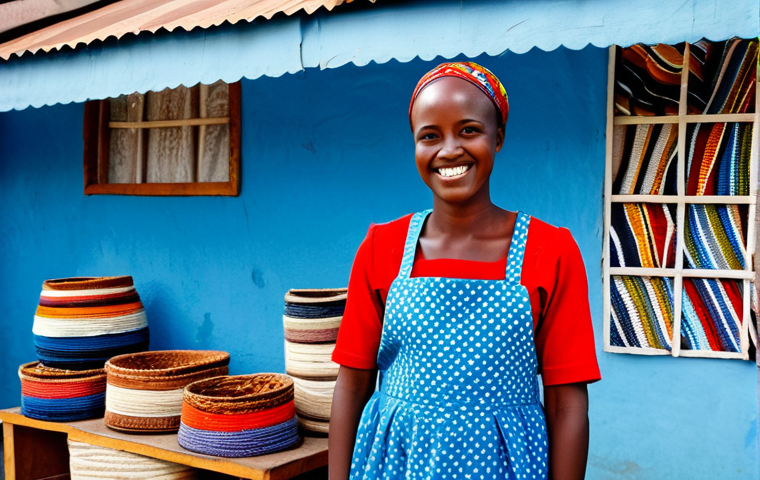 르완다의 주요 사회문제 분석 - Rural Rwandan Village Scene**

"A vibrant, sunny scene of a Rwandan village nestled amongst rolling ...