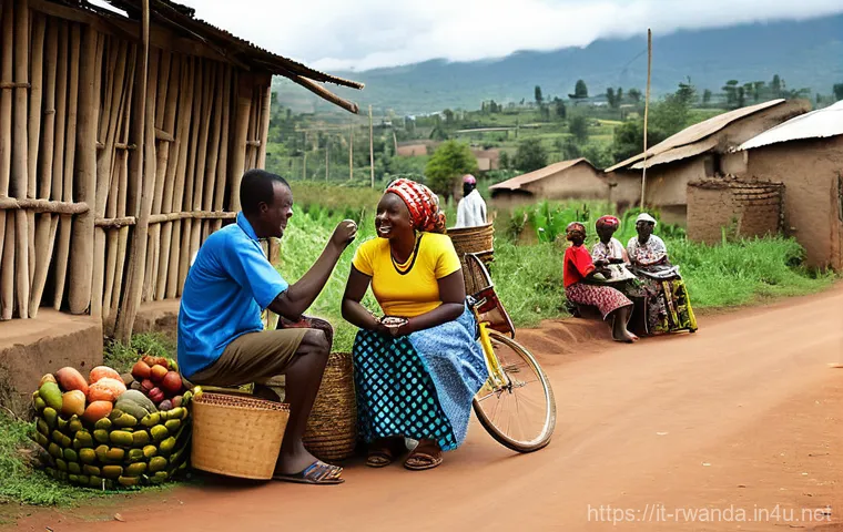 르완다에서 자전거 투어 - **Image Prompt: Joyful Ride on the Congo Nile Trail**
    A vibrant and energetic scene depicting a ...