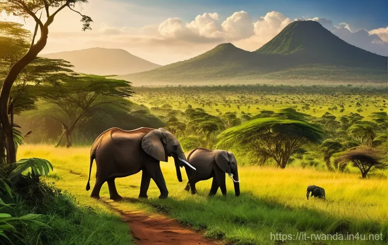 르완다와 우간다 비교 - **Prompt for Rwandan Landscape: "The Resilient Emerald Hills"**
    "An aerial, breathtaking panoram...