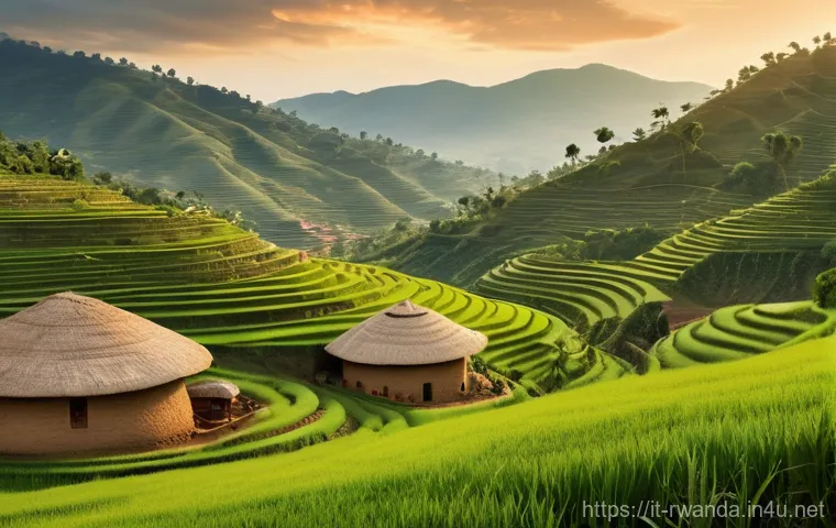르완다의 전통 건축 기법 - Prompt 1: Traditional Rwandan Village Harmony** 르완다의 전통 건축 기법 - Prompt 1: Traditional Rwandan Village Harmony**