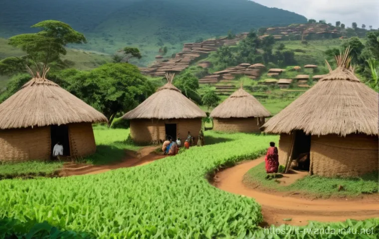 르완다의 역사적 사건 - Image Prompt 1: Pre-Colonial Rwandan Harmony**