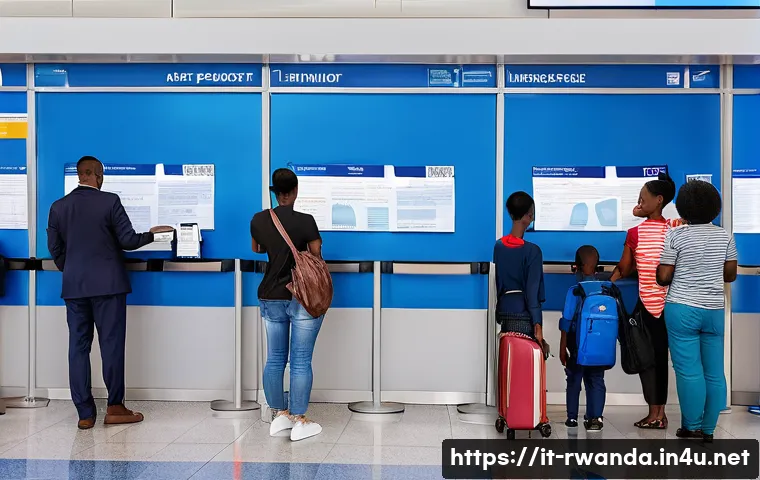 르완다 공항 도착 절차 관련 이미지 1