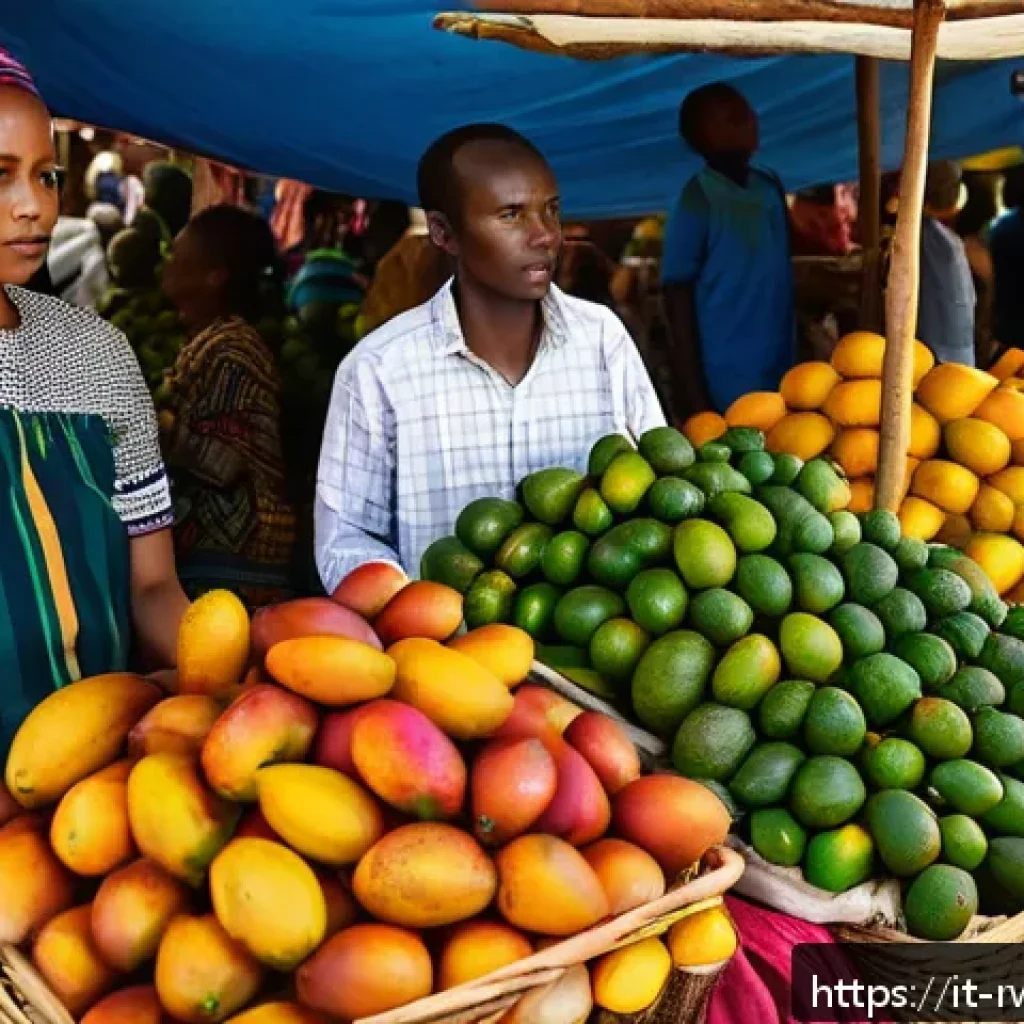 키갈리 시내 투어 - A vibrant and bustling traditional market scene in Kigali&rsquo;s Kimironko Market during early morning ho...